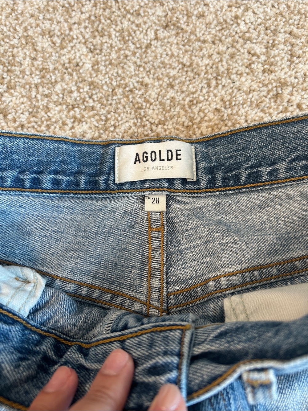 Agolde Riley Double-Pocket Jeans - Picture 2 of 7